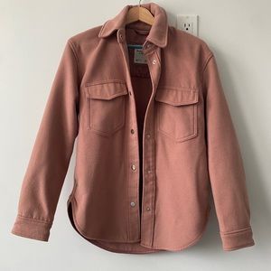 Abercrombie & Fitch Salmon Pink XS Shacket